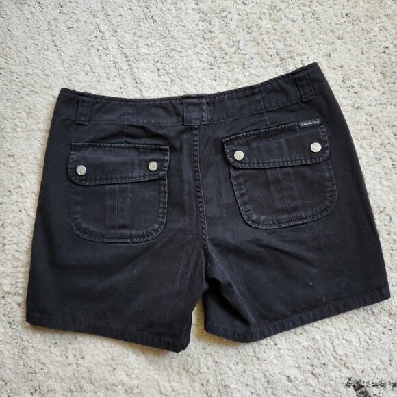 Vintage Calvin Klein Jeans Black Denim 90s Shorts Size 8 - Picture 5 of 16